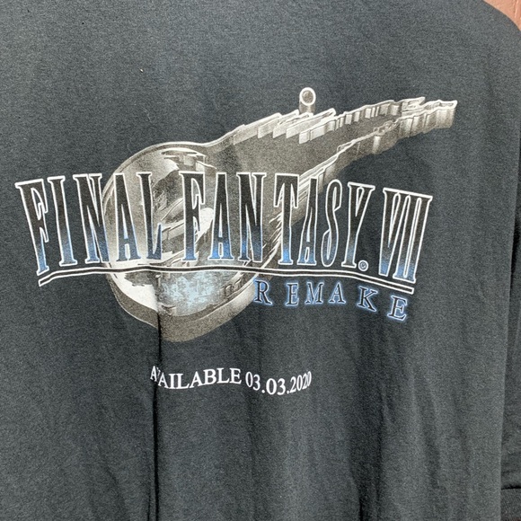 Final Fantasy 7 remake xxl promo polo shirt - Picture 4 of 4